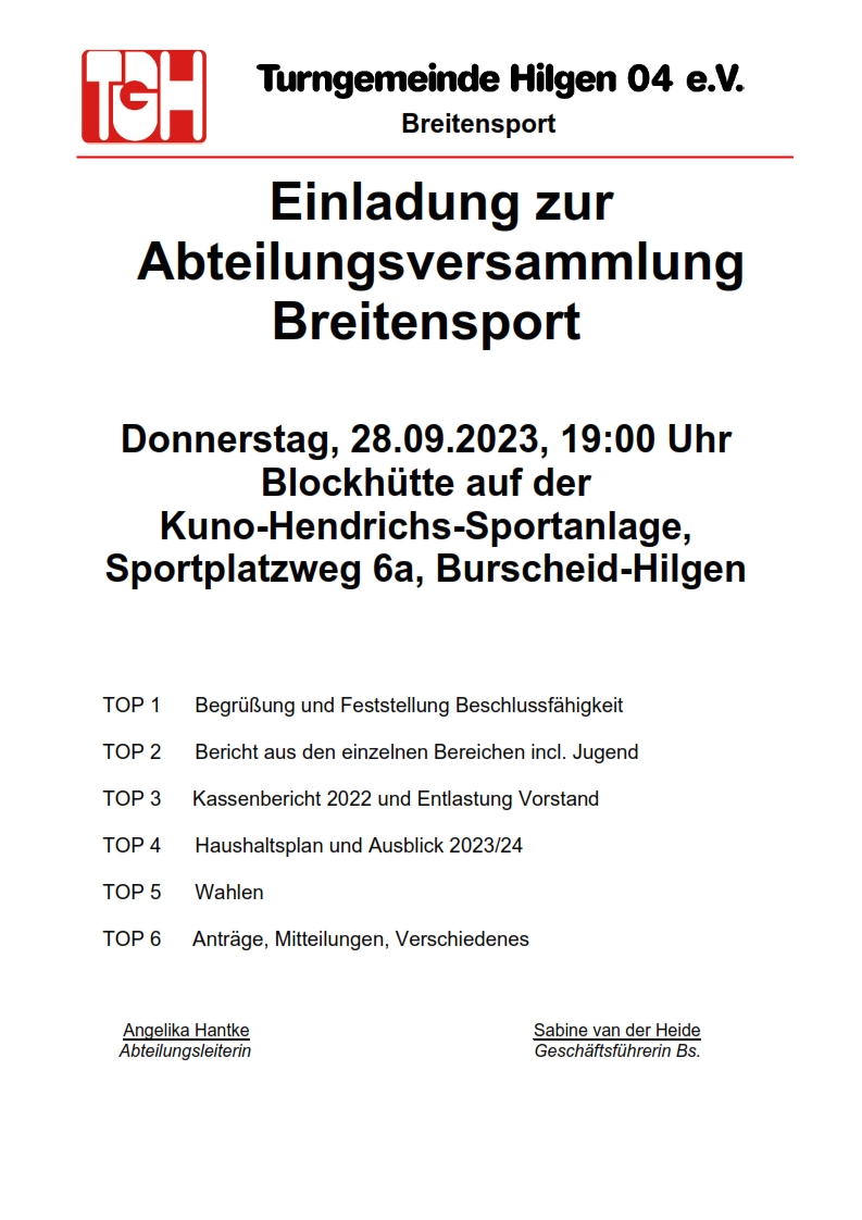 2023 Einl. Abt.Versammlung