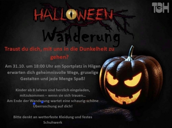 Halloween Nachtwanderung